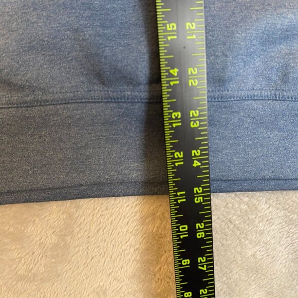 Johnnie-O Mens Sleeveless 1/4 Zip Pullover Vest Large Blue Heather - Picture 6 of 7